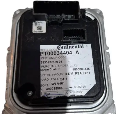 LED ballast control module
