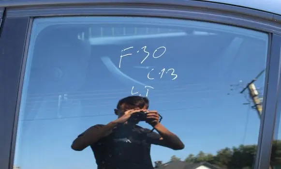 BMW 3 F30 F35 F31 Sliding door window/glass 