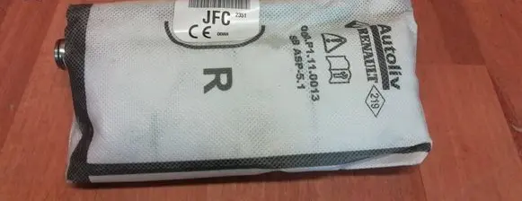 Renault Espace V (RFC) Seat airbag 985L06118R 0080P1110013 D028462930285A