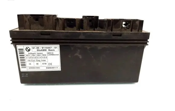 BMW 5 E60 E61 Comfort/convenience module 9114447 5WK49111