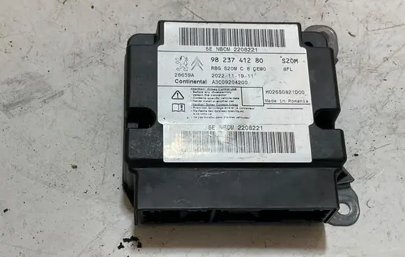 Citroen Dispatch III Airbag control unit/module 9823741280 2022111911 A3C09204200