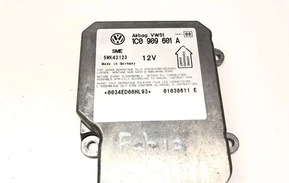 Skoda Fabia Mk1 (6Y) Airbag control unit/module 1C0909601A