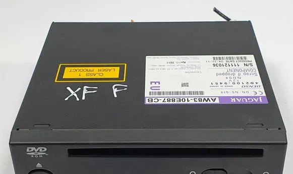Jaguar XF X250 Navigation unit CD/DVD player AW83-10E887-CB