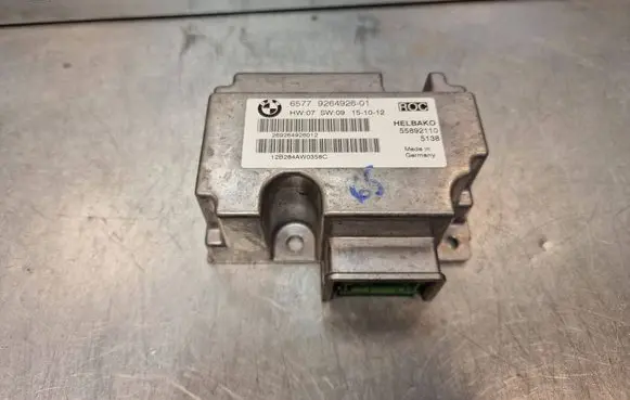 BMW 1 E82 E88 Airbag control unit/module 9264926 269264926012 12B284AW0X58C