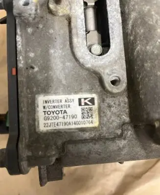 Toyota Prius (XW30) Voltage converter inverter G920047190