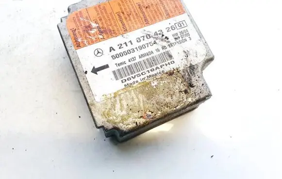 Mercedes-Benz E W211 Airbag control unit/module A2118704326 500503190754