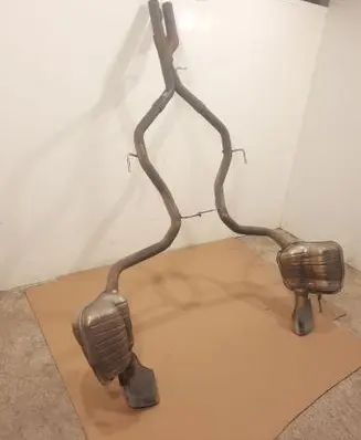 Mercedes-Benz SL R230 Double Muffler 