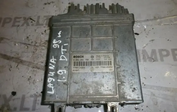 Renault Laguna I Engine control unit/module 0281001766 7700105952