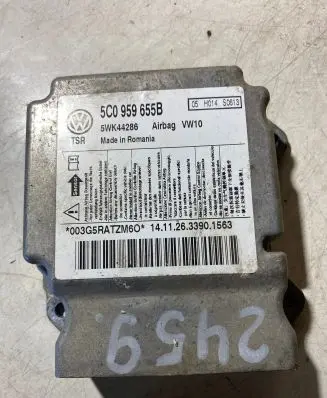 Volkswagen Golf VI Airbag control unit/module 5C0959655B 5WK44286 05H014S0613
