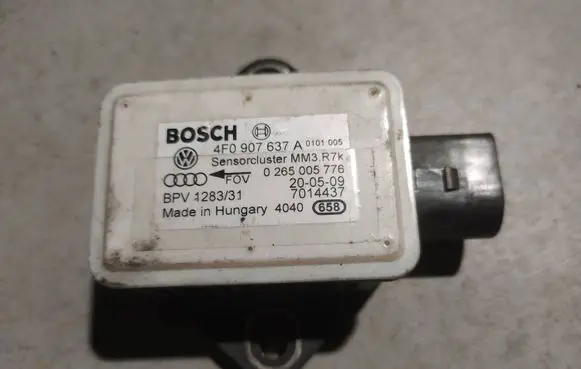 Audi A6 S6 C6 4F ESP acceleration yaw rate sensor 4F0907637A