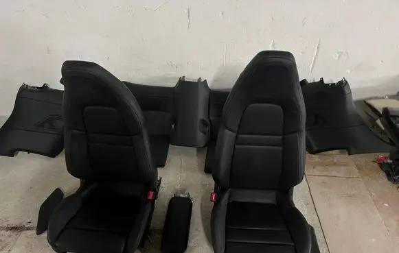 Porsche 992 Seat and door cards trim set 