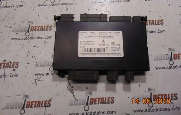 Mercedes-Benz GL X164 Seat control module A2118709926