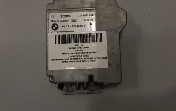 BMW X1 E84 Airbag control unit/module 9204849