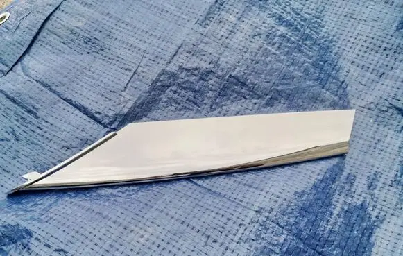 Tesla Model S Front bumper splitter molding 1056379