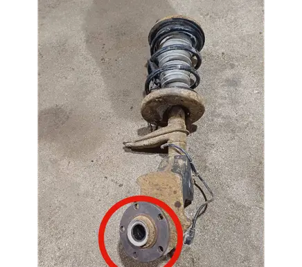 Audi A6 S6 C4 4A Front shock absorber with coil spring