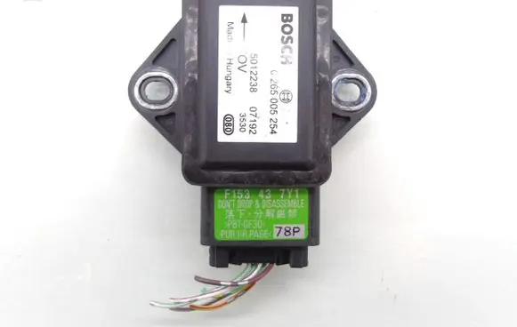 ESP acceleration yaw rate sensor