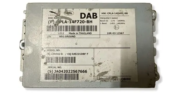 Jaguar XF X250 HiFi Audio sound control unit CQ0JE221DBFT