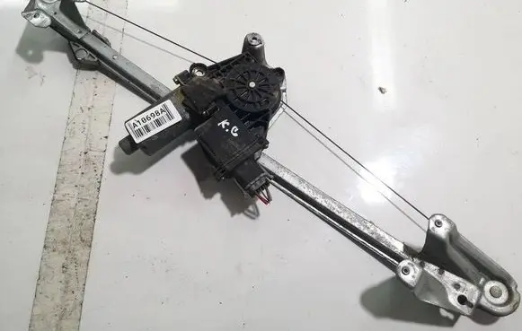 Sliding door window regulator with motor