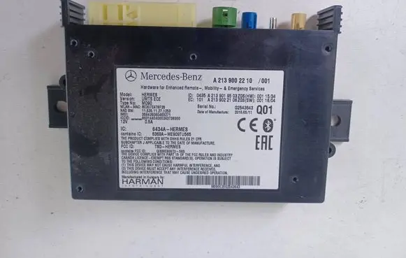 Mercedes-Benz E W213 Bluetooth control unit module A2139002210