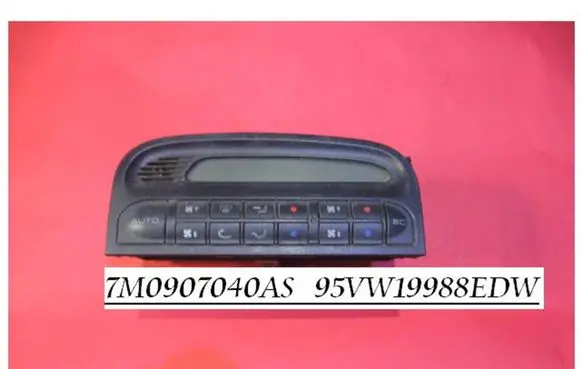 Volkswagen Sharan Climate control unit 7M0907040AS 95VW19988EDW