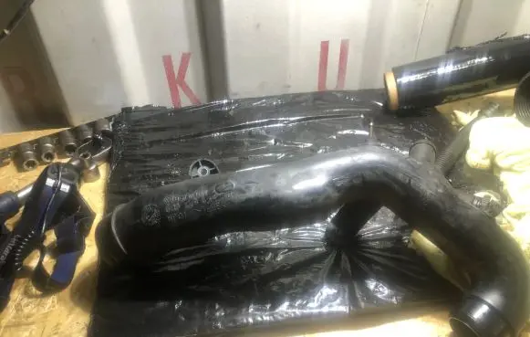 Volkswagen Polo Intercooler hose/pipe 6Q0129654BD