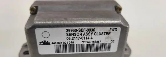 Honda Accord ESP acceleration yaw rate sensor 39960SEF0030