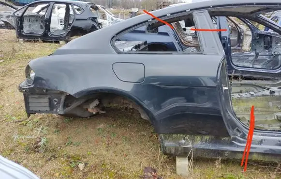 BMW 6 E63 E64 Rear quarter panel 