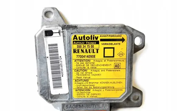 Renault Megane III Airbag control unit/module 550347500