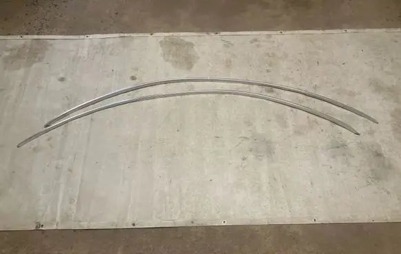 Mercedes-Benz C W204 Front door glass trim molding 