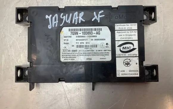 Jaguar XF X250 Bluetooth control unit module 7G9N10D893AG 31282098AA 31282099AA