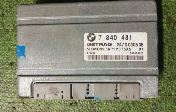 BMW 6 E63 E64 Gearbox control unit/module 7840481 247003053 2470030535