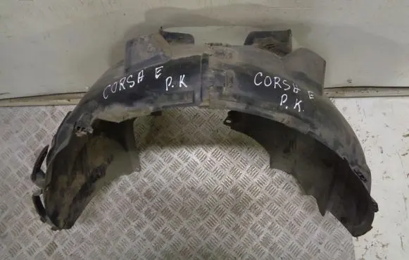 Opel Corsa E Front wheel arch liner splash guards 39009956 39009960