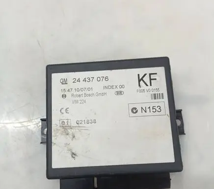 Opel Zafira A Comfort/convenience module 24437076 021838 F005V00155