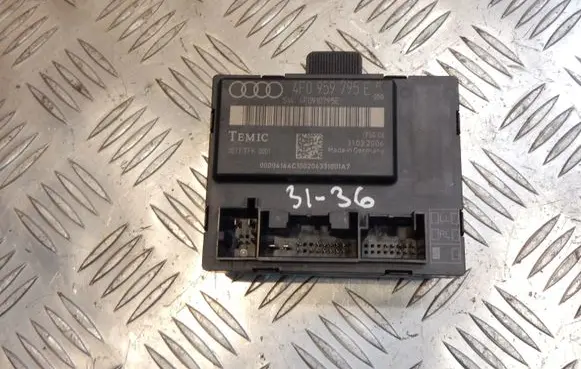 Audi A6 S6 C6 4F Door control unit/module 4F0959795E 3136