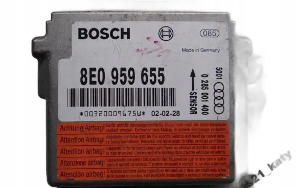 Audi A4 S4 B6 8E 8H Airbag control unit/module 8E0959655