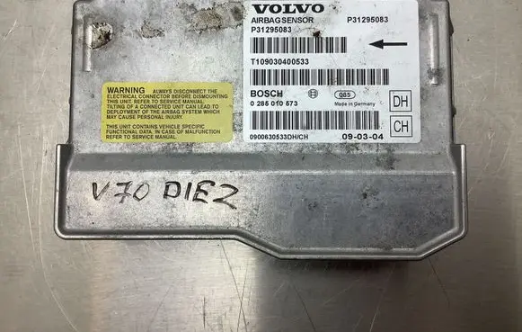 Volvo V70 Airbag control unit/module P31295083 T109030400533 0285010573