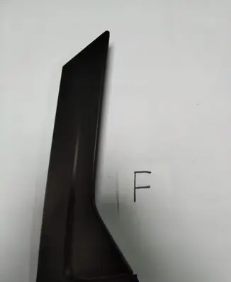 Renault Captur Rear door glass trim molding 822347058R