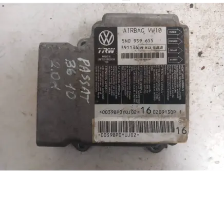 Volkswagen PASSAT B6 Airbag control unit/module 5N0959655 0209130P 391136