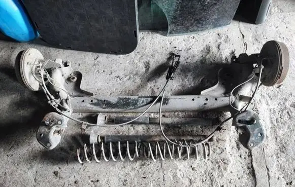 Rear axle beam