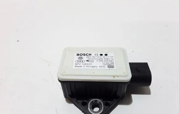 Audi A5 8T 8F ESP acceleration yaw rate sensor 8K0907637A
