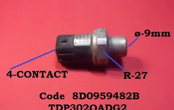 Air conditioning (A/C) pressure sensor