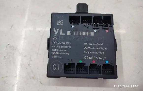 Mercedes-Benz C W204 Door control unit/module A2129004402