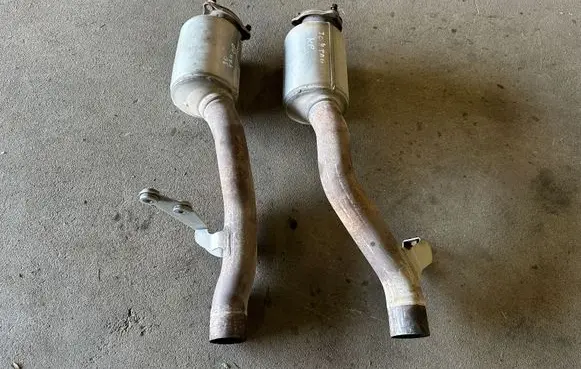 Volkswagen Touareg II Muffler/silencer 7P0253209A 7P0253209