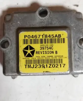 Chrysler PT Cruiser Airbag control unit/module P04671845AB TMJ2391Z0217 39754C