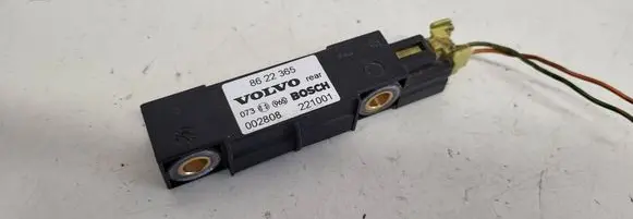 Airbag deployment crash/impact sensor