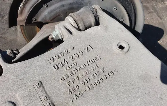 Rear axle beam