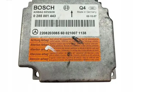 Mercedes-Benz S W220 Airbag control unit/module 0285001443