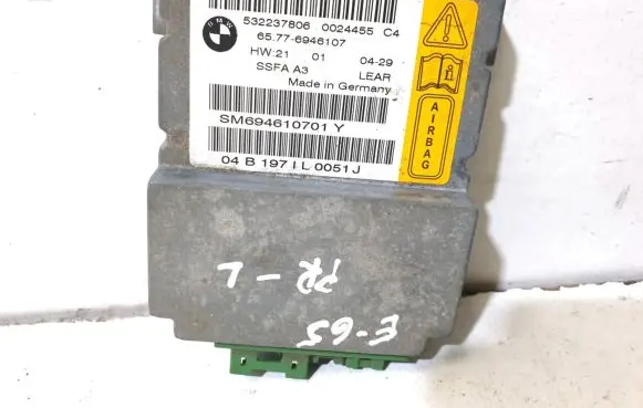 BMW 7 E65 E66 Airbag control unit/module 65776946107