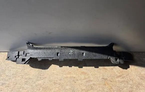 Front bumper foam support bar