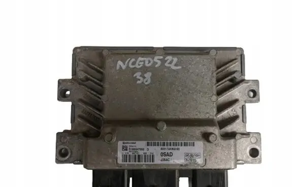 Ford Fiesta Engine ECU kit and lock set 8V21-12A650-SD- S180047002D 8V21-12A650-SD